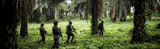 des soldats en patrouille (photo d'illustration)