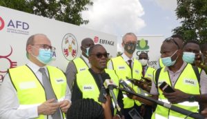 La Team Europe en visite au Centre d'enfouissement technique d'Aképé