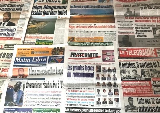 Bénin: Les grands titres du quotidien national (La Nation) et des journaux privés en kiosques ce vendredi 6 Mars 2026