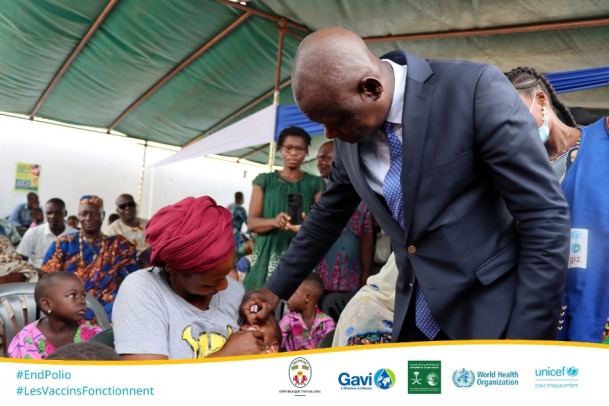 Lutte contre la poliomyélite au Togo: Début d’une campagne de vaccination
