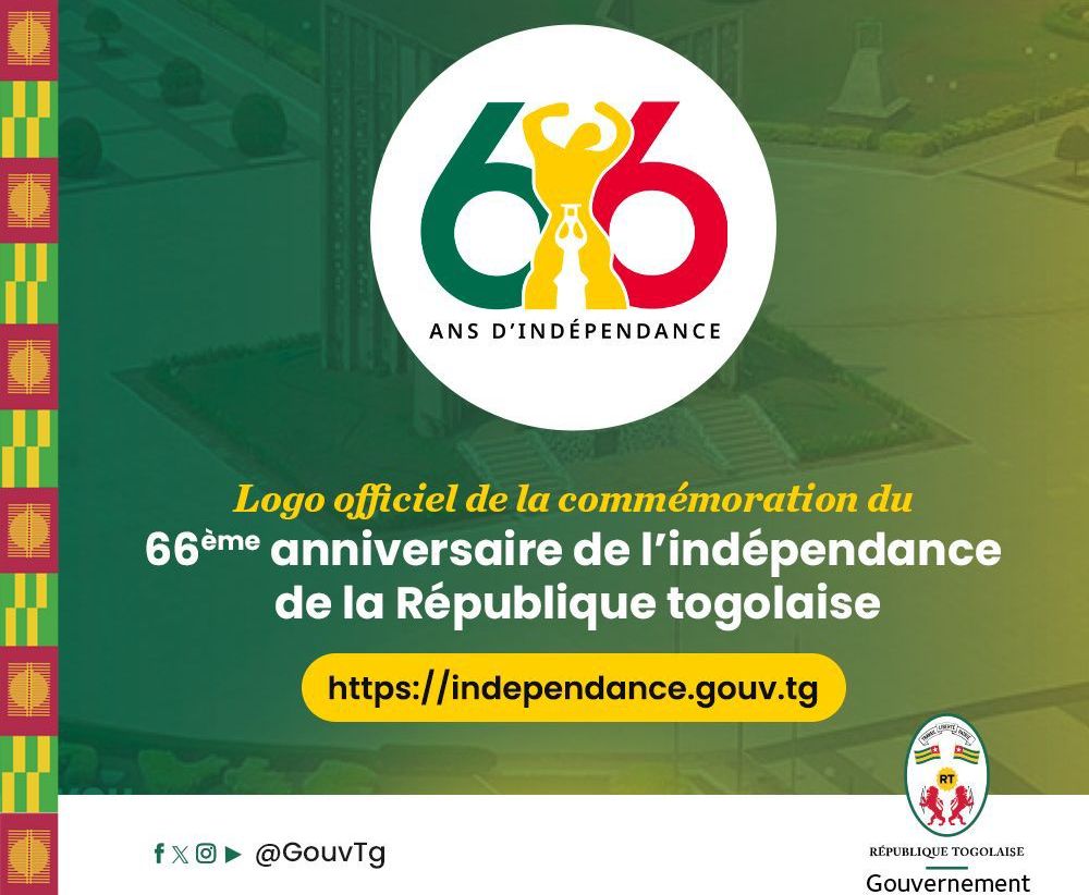  66e anniversaire de l’indépendance du Togo : les festivités démarrent jeudi, apothéose lundi avec un grand défilé militaire