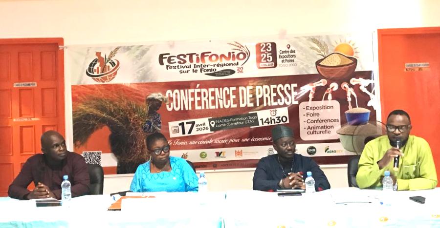 Festival inter-régional : Le fonio à l’honneur du 23 au 25 avril au CETEF à Lomé