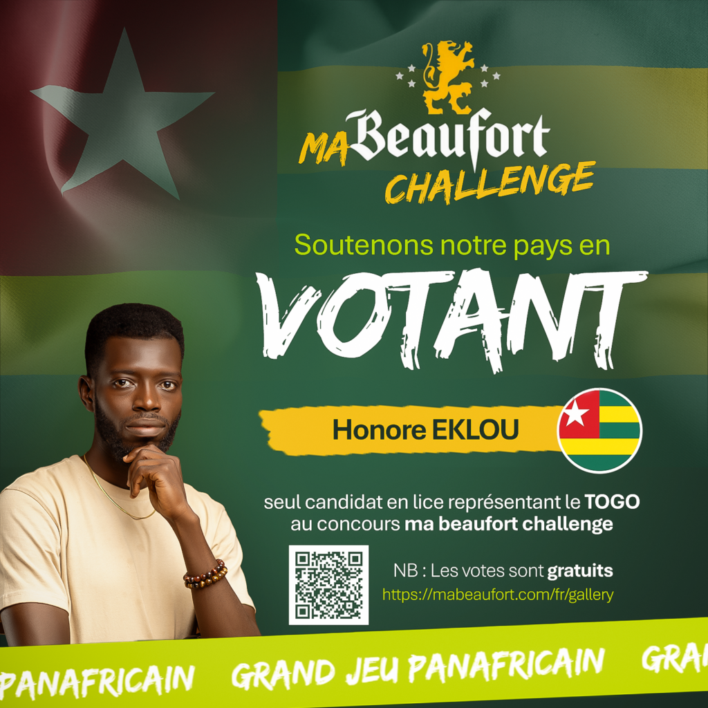 Concours « Ma Beaufort » : Votons pour Honoré Eklou