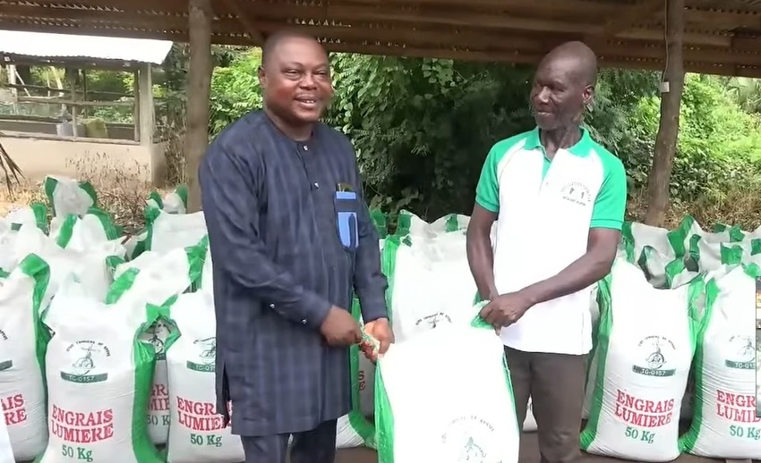 Togo: Une unité de fabrication d’engrais organiques fonctionnelle à Kpévè