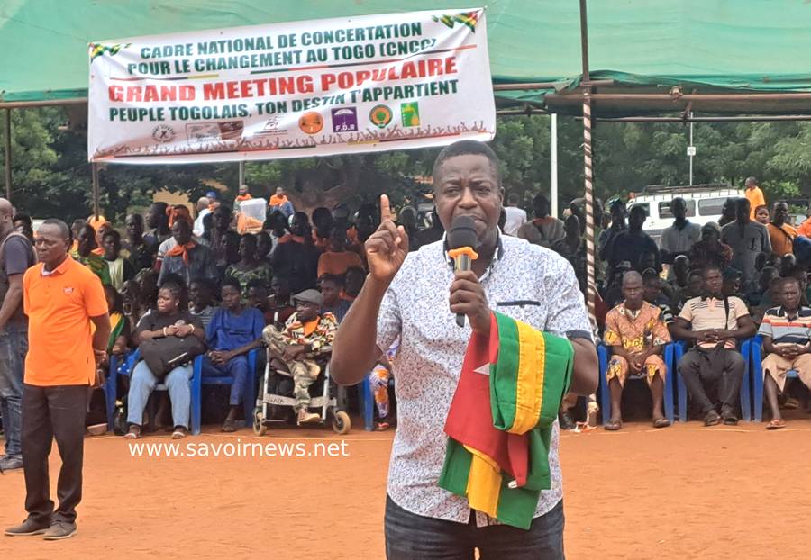Togo : A Vogan, l’opposition en meeting contre la nouvelle constitution