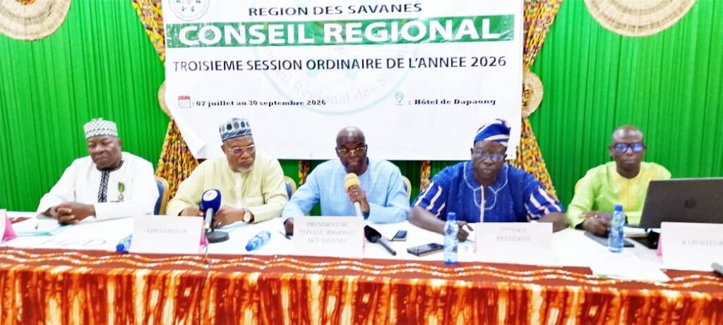 3ème session ordinaire du Conseil régional des Savanes : le développement local dont l’accès à l’eau au cœur des échanges