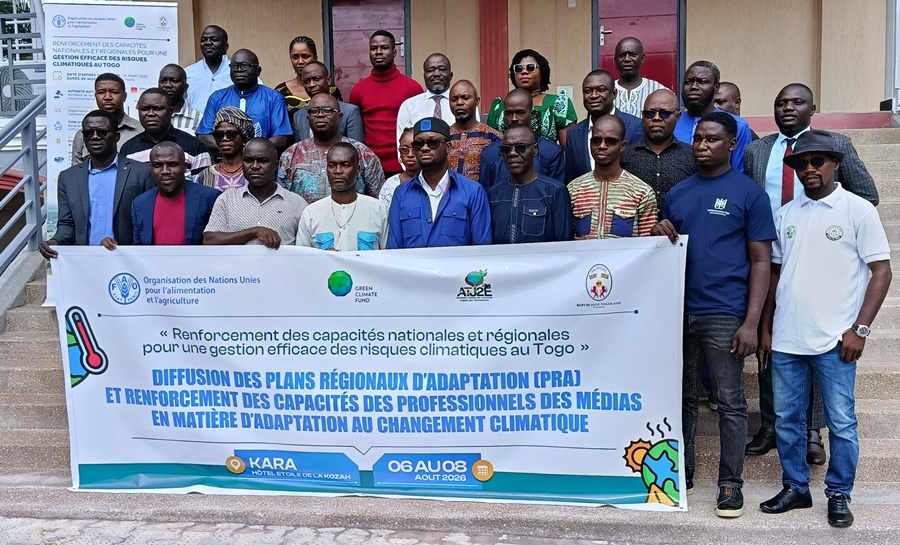 Face au dérèglement climatique : A Kara, des journalistes togolais outillés pour vulgariser les Plans Régionaux d’Adaptation