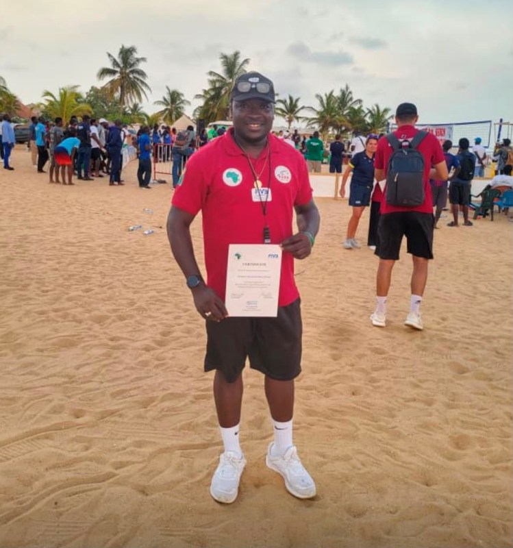 Beach-volley: le Togolais M’Belou Tchilabalo réussit l’examen d’arbitre international