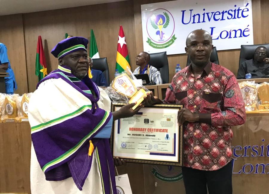 Médecine traditionnelle : 140 acteurs distingués à Lomé lors de la première édition des APMTAO