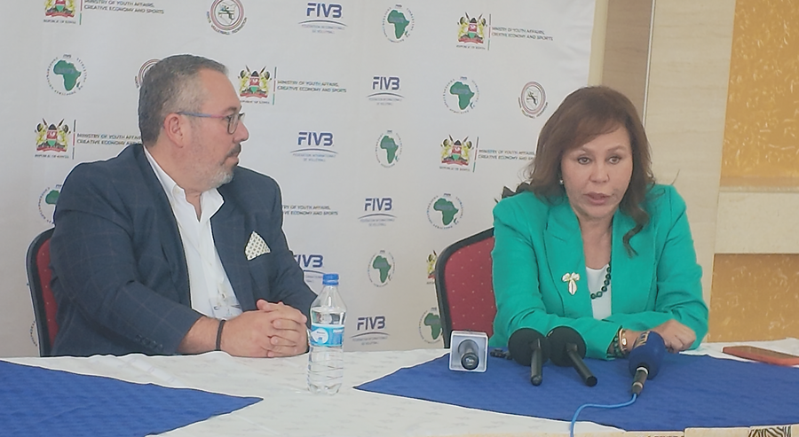 Volleyball africain : la présidente de la CAVB salue l’engagement du Togolais Noël Tadegnon