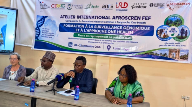 Santé globale : Des experts d’Afrique de l’ouest et du centre en réflexion à Lomé sur la surveillance génomique