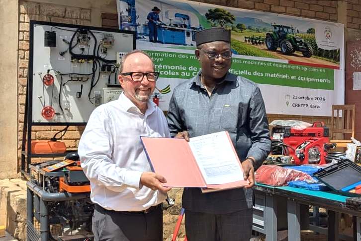 Formation agro-pastorale : un appui de 26 millions de FCFA au CRETFP de Kara